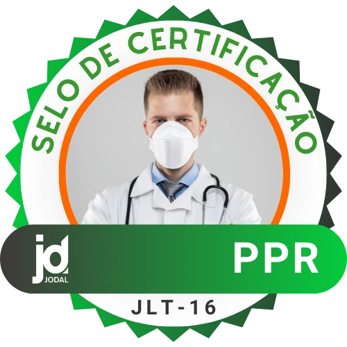 Selo de certificação do PPR, código JLT-16