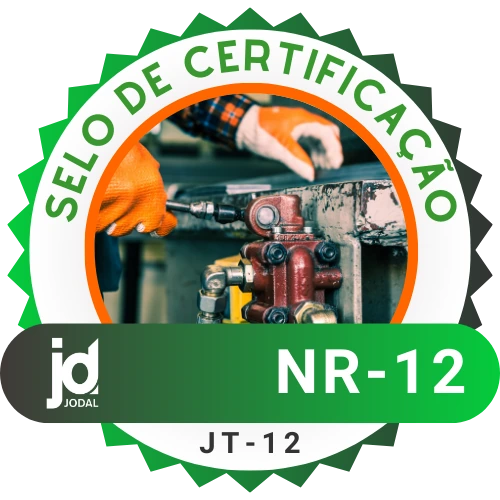Selo de certificação NR 12, código JT-12